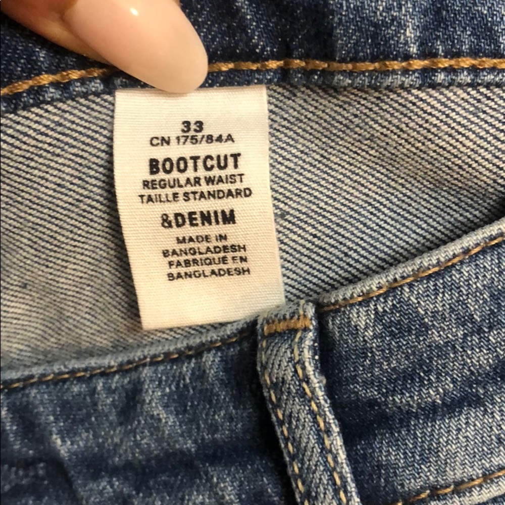 &DENIM Bootcut regular waist jeans size 33 - Picture 4 of 11